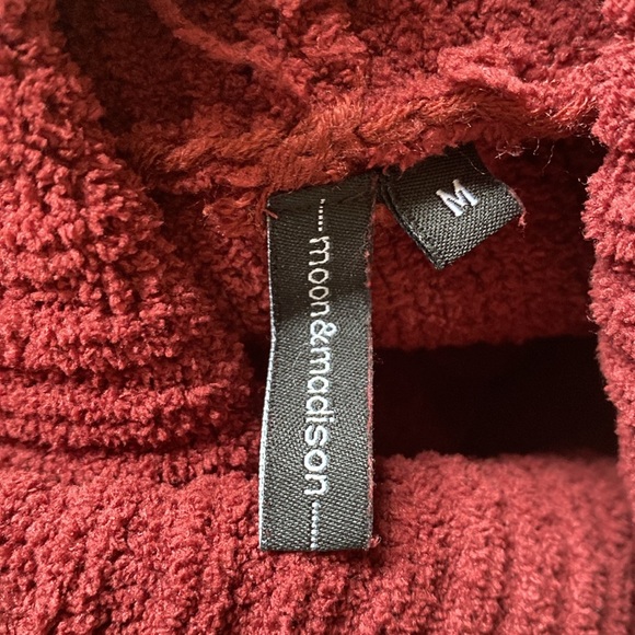 Moon&Madison turtle neck sweater, burgundy, M - Picture 2 of 3